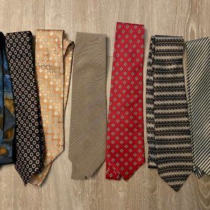 Bundle Work Office Lot 6 Vintage Men Necktie Ties